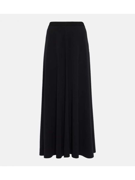 Džerzej dlhá sukňa Totême čierna