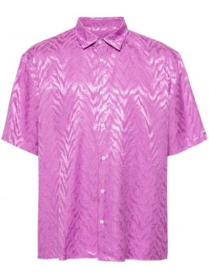 Chemise avec manches courtes Family First violet