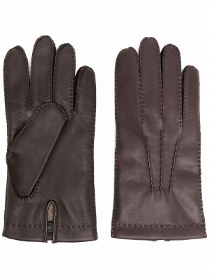 Δερμάτινα γάντια Mackintosh καφέ