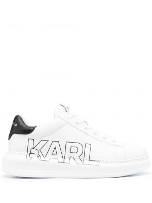 Sneaker mit print Karl Lagerfeld weiß