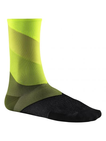 Pruhované ponožky Mavic žltá