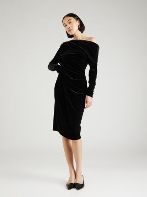 Mini šaty Lauren Ralph Lauren čierna
