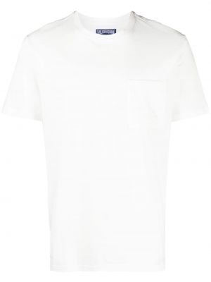 T-shirt aus baumwoll mit taschen Vilebrequin weiß