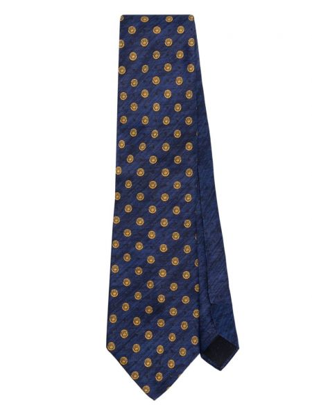 Cravată de mătase cu imagine Versace Pre-owned