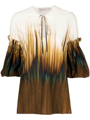 Bluză cu imagine cu imprimeu abstract Silvia Tcherassi