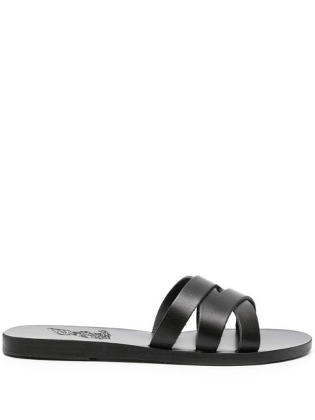 Δερμάτινα σανδάλια slip-on Ancient Greek Sandals μαύρο