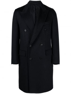 Kašmírový kabát Brioni modrý