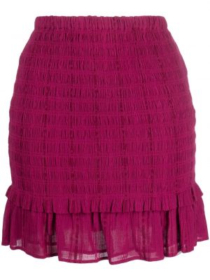 Mini sukně Marant Etoile růžové