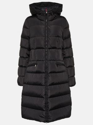 Пуховое пальто Moncler черное