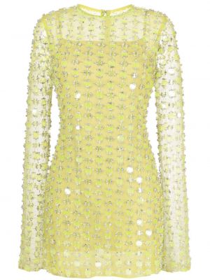 Sukienka koktajlowa z cekinami Rachel Gilbert zielona