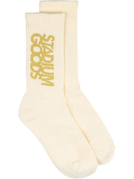 Чорапи с принт Stadium Goods® бежово