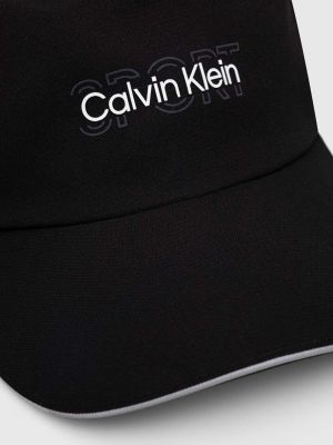 Czapka z daszkiem Calvin Klein Performance czarna