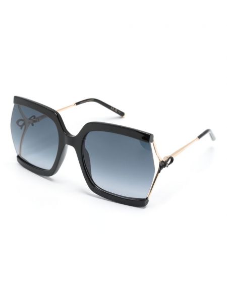 Oversize saulesbrilles Carolina Herrera melns