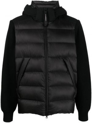 Pernata jakna s kapuljačom C.p. Company crna