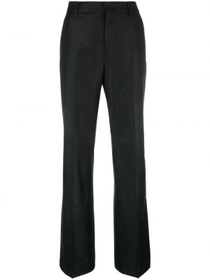 Spodnie wełniane filcowe Ami Paris czarne