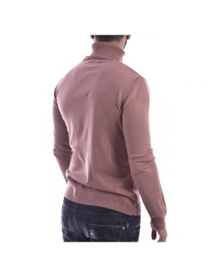 Jersey cuello alto de lana Goldenim Paris rosa