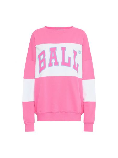 Sweatshirt mit print Ball pink
