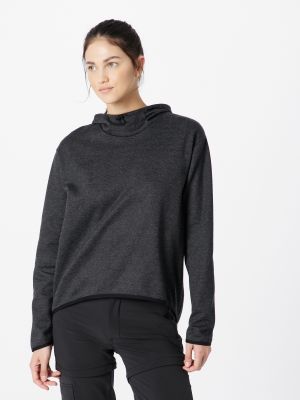 Пуловер с качулка Odlo черно