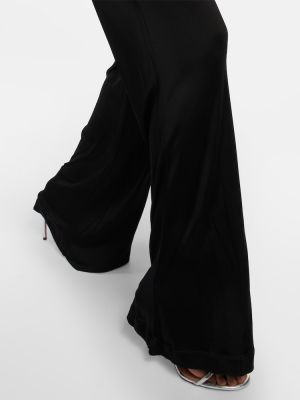 Salopetă din jerseu Diane Von Furstenberg negru