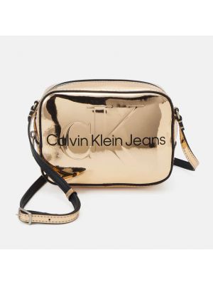 Сумка через плечо Calvin Klein Jeans золотая