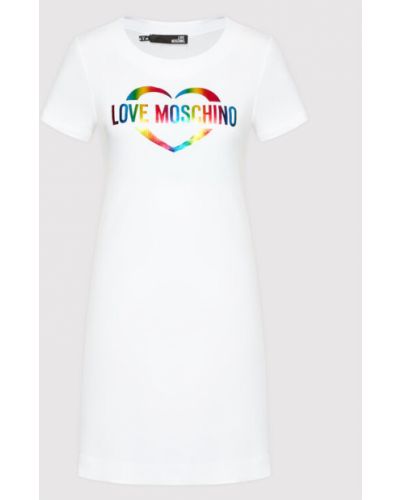 Šaty Love Moschino, bílá