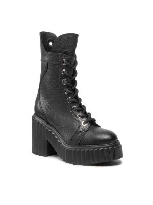 Členkové topánky Agl čierna