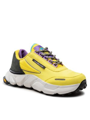 Sneakersy w wężowy wzór Fila żółte