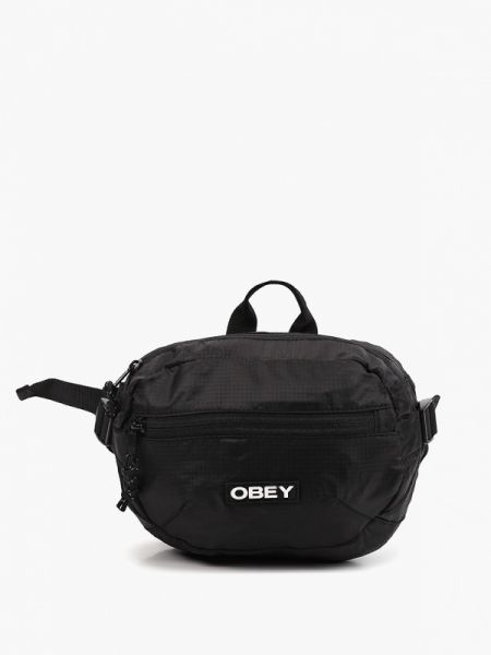 Поясная сумка Obey черная