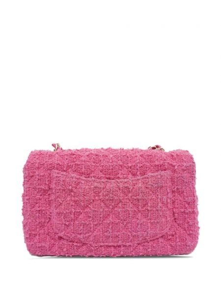 Tvīda soma Chanel Pre-owned rozā