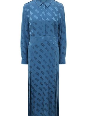 Шелковое платье Ports 1961 синее