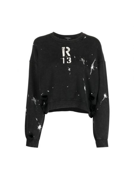 Czarny sweter R13