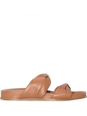 Lær sandaler Aquazzura brun