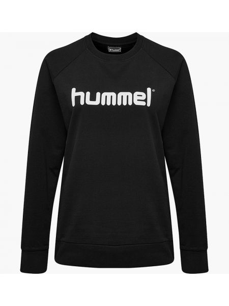 Хлопковый свитшот Hummel черный