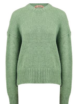 Пуловер No.21 зеленый