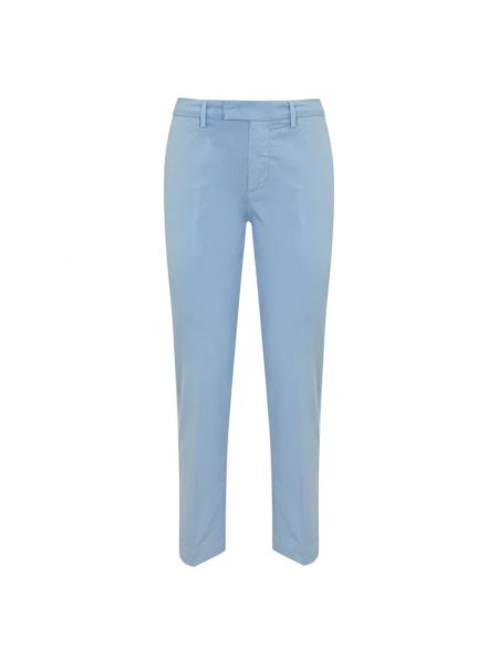 Obcisłe spodnie skinny fit bawełniane Re-hash niebieskie