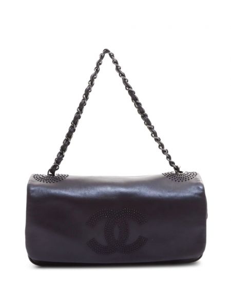 Kožená kabelka Chanel Pre-owned černá