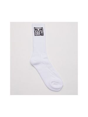 Ponožky Obey bílé