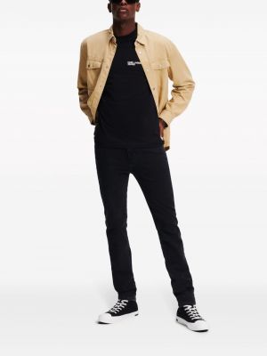 Skinny fit džinsai Karl Lagerfeld Jeans juoda