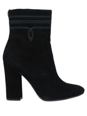 Ankle boots en cuir Guess noir