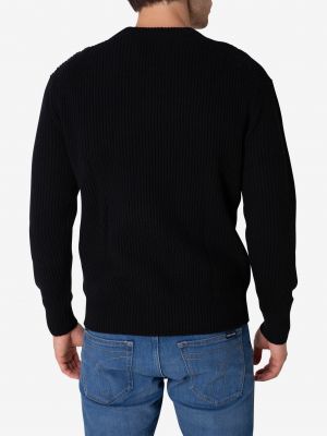 Vlnený sveter Calvin Klein Jeans čierna