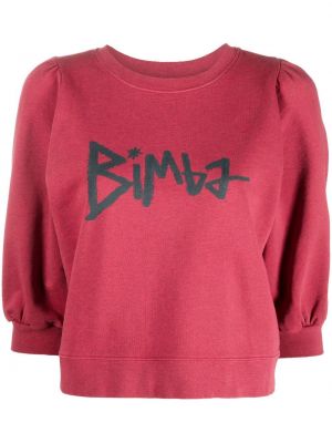 Trykt sweatshirt Bimba Y Lola rød