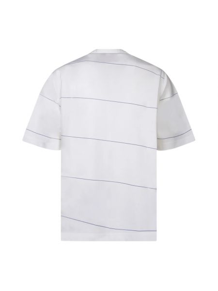 Koszulka w paski Burberry biała