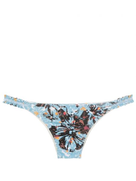 Bikini à fleurs Clube Bossa bleu