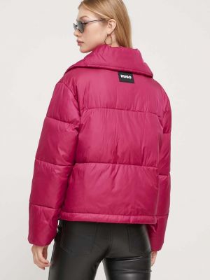Oversized téli kabát Hugo rózsaszín