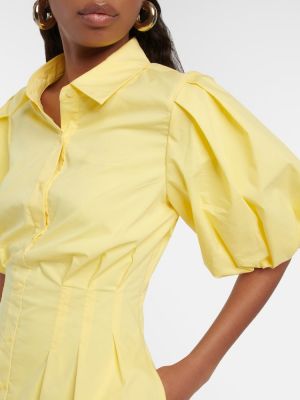 Sukienka mini plisowana Simkhai żółta