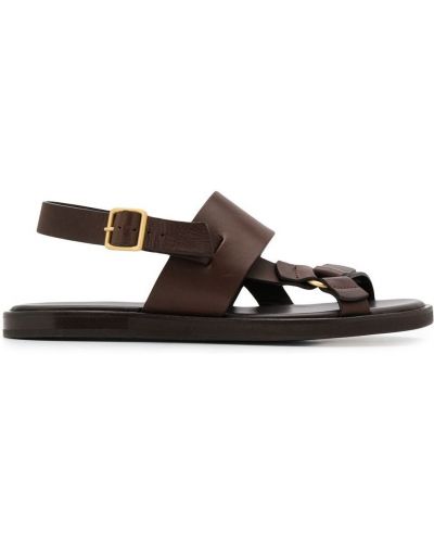 Slingback sandaler Zegna brun