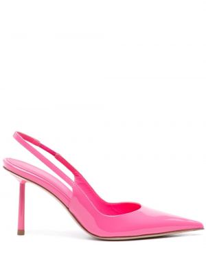 Полуотворени обувки с отворена пета Le Silla розово