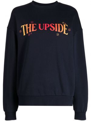 Sweatshirt aus baumwoll The Upside blau