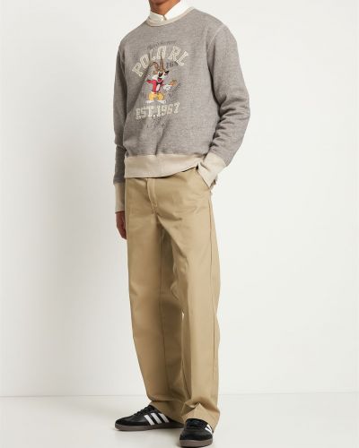 Bluza dresowa bawełniana Polo Ralph Lauren szara