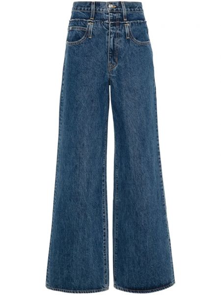 Forretning flared jeans Slvrlake blå